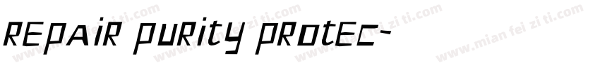 repair purity protec字体转换